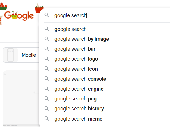 Using Google to Search